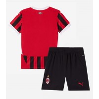 Maglia Calcio AC Milan Prima Divisa Bambino 2024-25 Manica Corta (+ pantaloncini)